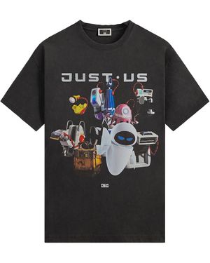 Kith Pixar Wall-E Just Us Vintage T-Shirt Khm034366 001" - Black