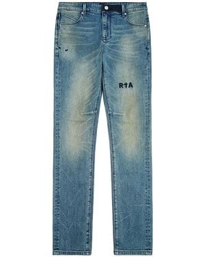 RTA Bryant Skinny Jeans "Sunbleach" Mexod1233 J1205Snbcb" - Black