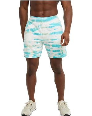 Champion Lightweight Fleece Shorts "Wave Dye Portal" 83140 586529Ajgj" - Black
