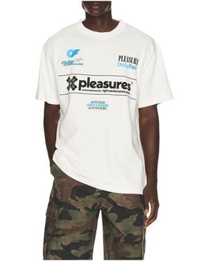 Pleasures Onlyfans Helmet T-Shirt P26Suof008 Wht" - Black