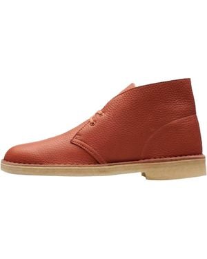 Clarks Desert Boot "Burnt Leather" 26144170" - Brown