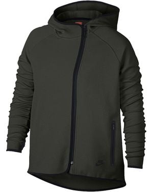 Nike Tech Fleece Full Zip Cape Hoodie Ah3969 355" - Black