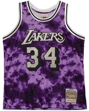 Mitchell & Ness Galaxy Swingman Jersey "Nba La Lakers 96 Shaquille O'Neal" Smjykm19053 Lalpurp96Son" - Purple