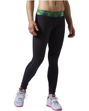 Reebok Crossfit Reversible Chase Tight "Bright Ao1406" - Black