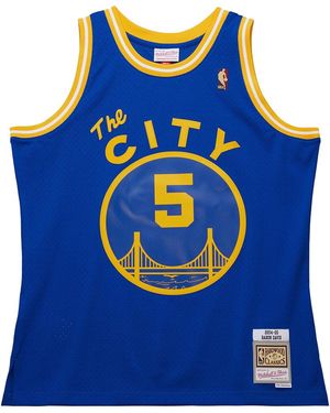 Mitchell & Ness Dark Jersey "Nba Warriors 2004 Baron Davis" Jy10744 Gswroya" - Blue