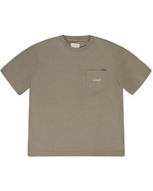 Aimé Leon Dore Embroidered Pocket T-Shirt "Oak" Ald Mtps 0203" - Black