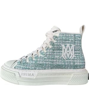 Amiri Crystal Boucle Court High Top Awfosr1011 030" - Blue