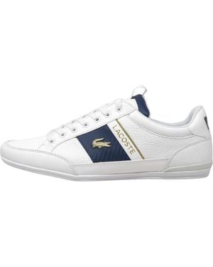 Lacoste Chaymon Leather Trainers 40Cma0043 21G" - Black