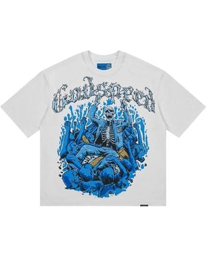 GODSPEED NEW YORK Crowd Surf T-Shirt Ng Gs514" - Blue