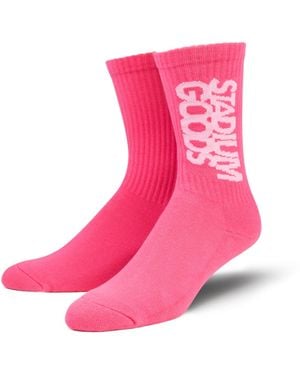 Stadium Goods Crew Sock "Bubblegum" Sgs0428" - Black