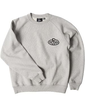 by Parra Legs Logo Crewneck Jumper "Heather" 54242" - Black