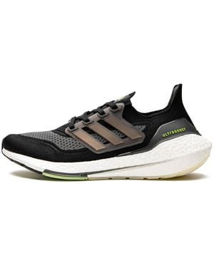 adidas Ultraboost 21 Metallic" Fy0374" - Black