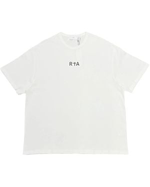RTA Colin Logo Short Sleeve T-Shirt Mu23K83 T1426W" - Black