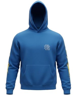 Eric Emanuel Ee Basic Hoodie "Lighting Bolt" Ee665" - Blue