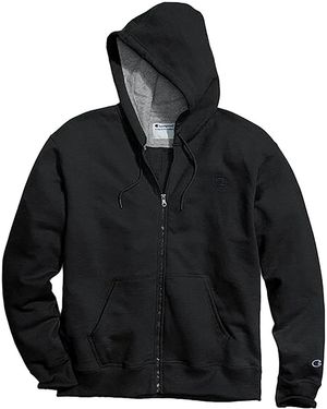 Champion Powerblend Sweats Full Zip Jacket Cs0891 003" - Black