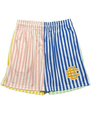 Eric Emanuel Basic Stripe Shorts Ee1011" - Blue
