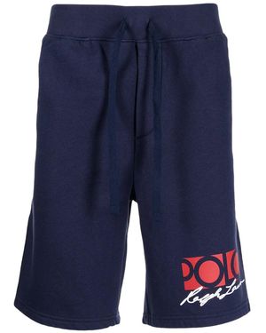 Polo Ralph Lauren Logo Fleece Shorts 710845180001" - Blue