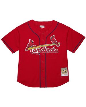 Mitchell & Ness Bp Jersey "Mlb Cardinals 1998 Mark Mcgwire" Abbf6117 Slc98Mmcscar" - Red