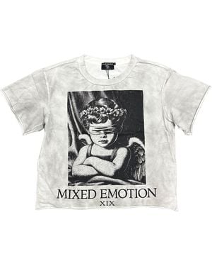 Mixed Emotions Oversized Xlx T-Shirt Mixe054" - Black
