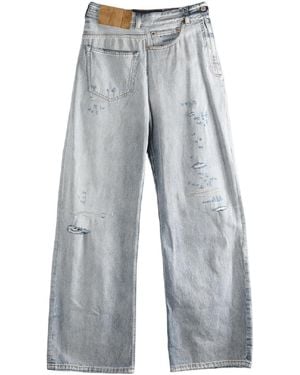 MM6 by Maison Margiela 5 Pockets Denim Jeans "Light" S52La0243 M30055 962" - Black