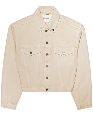 Entire studios Shrunken Denim Jacket "Canyon" Esu S26 11002 Cy" - Black