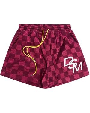 DIET STARTS MONDAY Chequered Nylon Shorts Dsm Ps26 031"