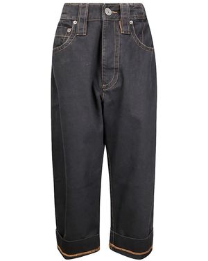 VAQUERA Wide Leg Baby Jeans Vaq10P003" - Black