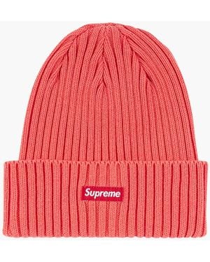 Supreme Overdyed Beanie "Ss 21" - Red