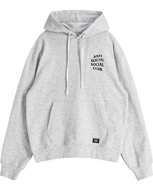 ANTI SOCIAL SOCIAL CLUB Assc Dickies Logo Hoodie Assc091" - Black