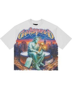 GODSPEED NEW YORK Finally T-Shirt Gs654" - Black
