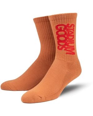 Stadium Goods Crew Sock "Mesa" Sgs0439" - Black