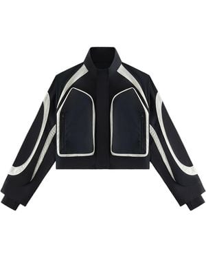 Kith Sora Seamed Track Jacket Khw010191 001" - Black