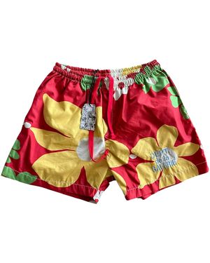GALLERY DEPT. Floral Zuma Shorts Gd282" - Red