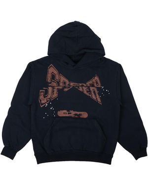 Sp5der Motocross Hoodie 638" - Blue