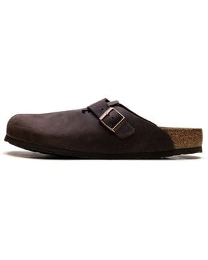 Birkenstock Boston Soft Footbed "Oiled Leather - Black