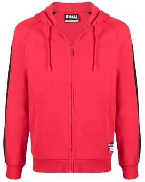 DIESEL Amst-Trasteer-Ht01 Sweat-Shirt A06610 0Neah 44W" - Red