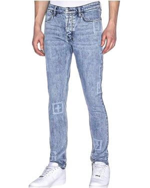Ksubi Van Winkle Buzzed Denim Jeans Buzzed" Mps24Dj039" - Black