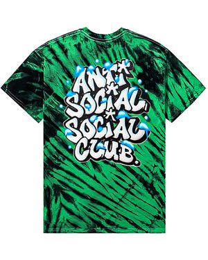 ANTI SOCIAL SOCIAL CLUB Snow On The 405 T-Shirt Assc022" - Green