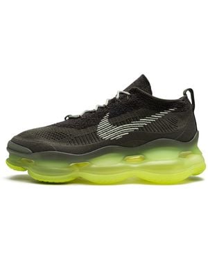 Nike Air Max Scorpion Flyknit "Barely Volt" Dj4701 300" - Green
