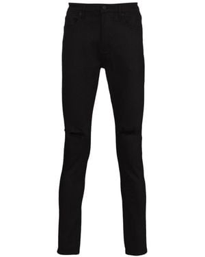 Ksubi Van Winkle Sliced Jeans 1000065358" - Black