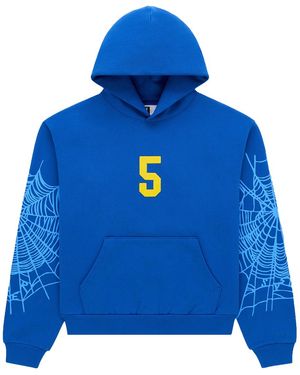 Sp5der Stadium Hoodie 577" - Blue