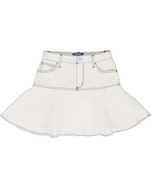 Opening Ceremony Flared Denim Skirt 95 Cso 0005" - Black