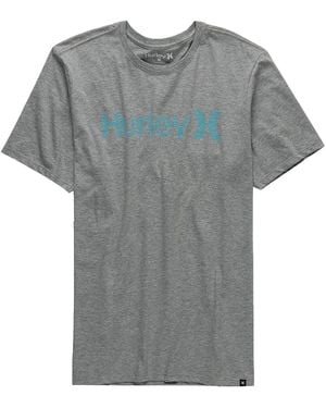 Hurley Premium One & Only Push Through T-Shirt "Dark Heather" 892205-064" - Black