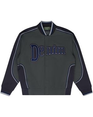 DENIM TEARS Track Jacket Dt678" - Blue