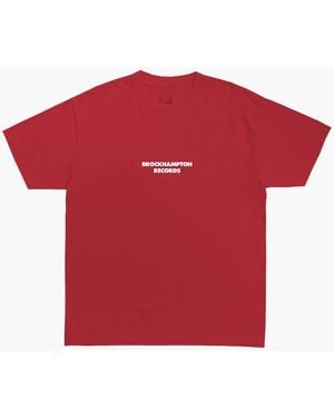 BROCKHAMPTON Records T-shirt - Red