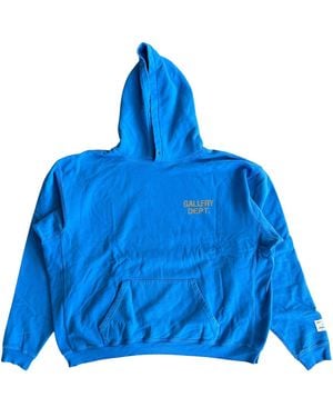 GALLERY DEPT. Logo Hoodie & Gd359" - Blue