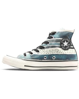 Converse All Star High Pop Stripes Trainers "Chuck Taylor" 551566C" - Black