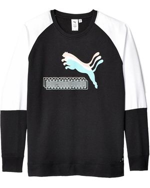 PUMA Diamond Crewneck Sweatshirt 578240 01" - Black