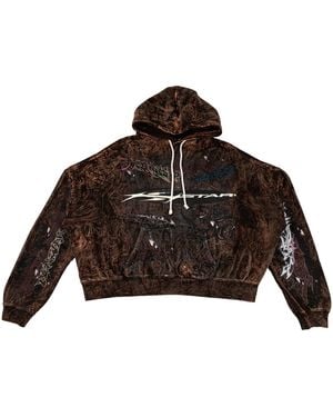 HELLSTAR H Star Graffiti Hoodie Hsr380" - Black