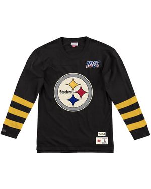 Mitchell & Ness Nfl Team Inspired Longsleeve "Pittsburgh Steelers" Lnsldf18030-Pstblck" - Black